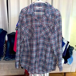 Wolverine Men’s XL cotton button down plaid